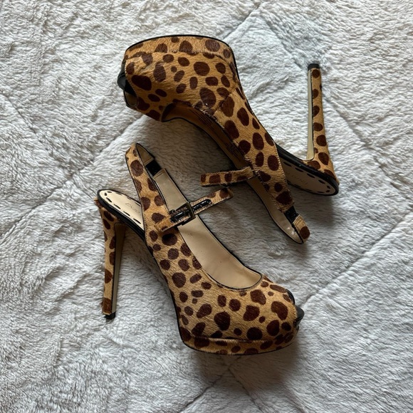 Leopard print high heels - Picture 1 of 3